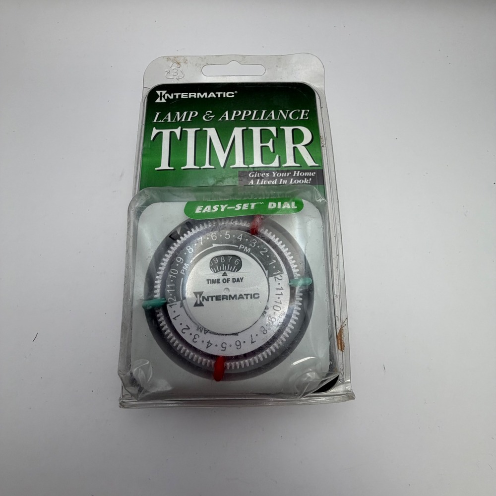 Intermatic TN111C Lamp and Appliance Timer Heavy Duty Indoor Mechanical White